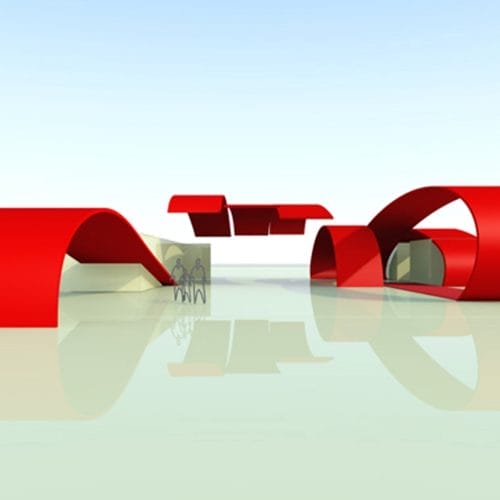 lostinarchitecture_Austrian Research_concept_fassade_Entrance Area_front