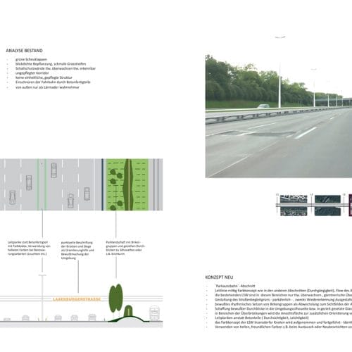 lostinarchitecture_Wettbewerb Asfinag_A23_Südosttangente, 1. Preis, Plakat
