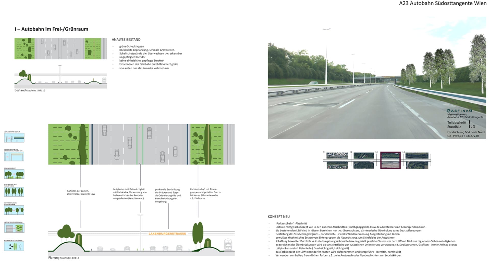 lostinarchitecture_Wettbewerb Asfinag_A23_Südosttangente, 1. Preis, Plakat