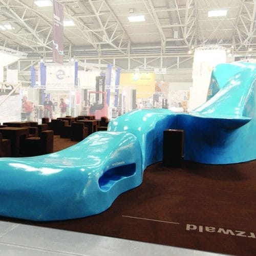 Messestand für die Via Donau auf der Transportmesse inMünchen 