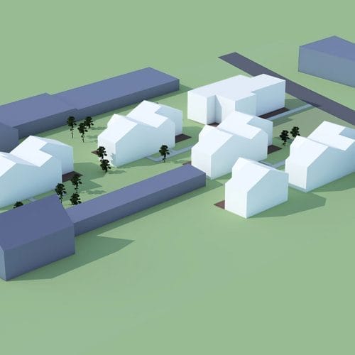 lostinarchitecture__Reihenhausanlage_Konzept_axo