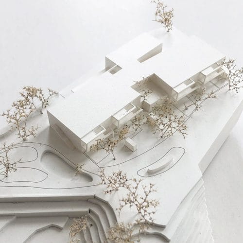 lostinarchitecture_Wettbewerb_Kindergarten ISTA3_Klosterneuburg, Modellfoto