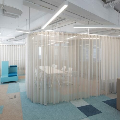 lostinarchitecture_Bundesrechenzentrum_offener Besprechungsbereich im Think Tank Innovation Factory