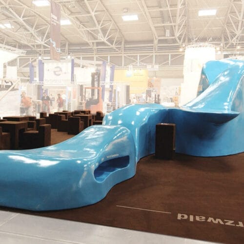 Messestand für die Via Donau auf der Transportmesse inMünchen